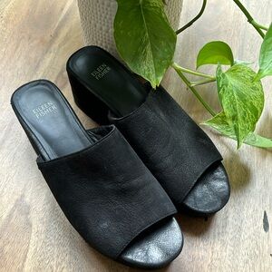 Eileen fisher heeled slide